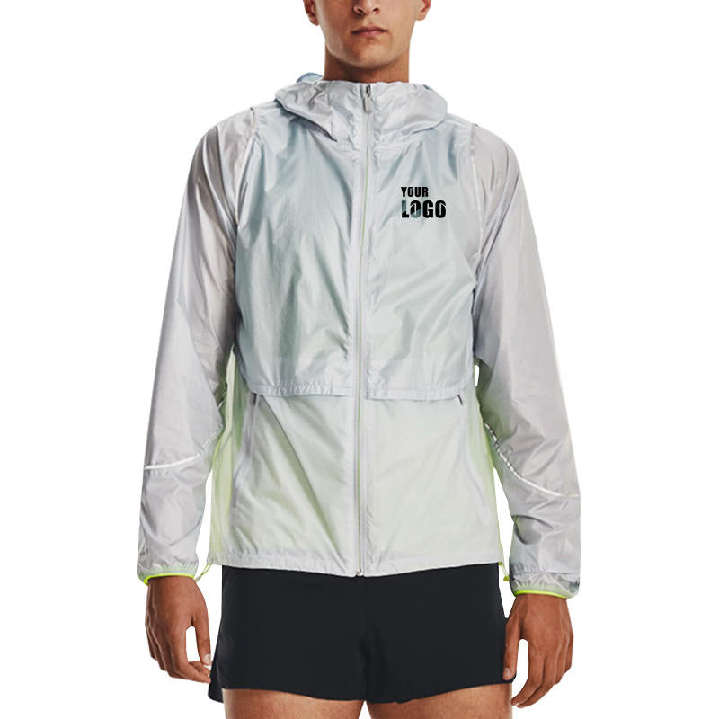Breathable Running Rain Jacket with Hood | Diguan OEM Factory