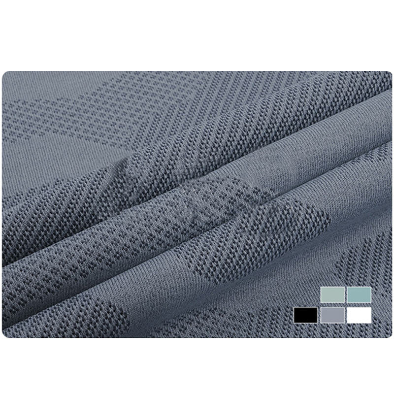 Breathable Running T Shirts – Jacquard Mesh Quick Dry Tee