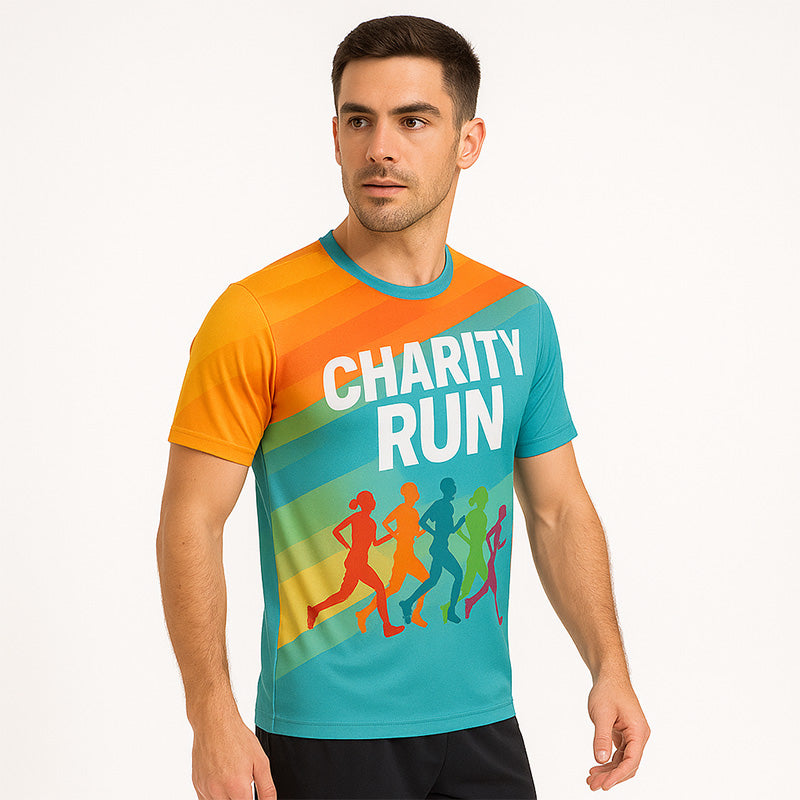 Charity Running T Shirts – Custom Full Print Event Tee