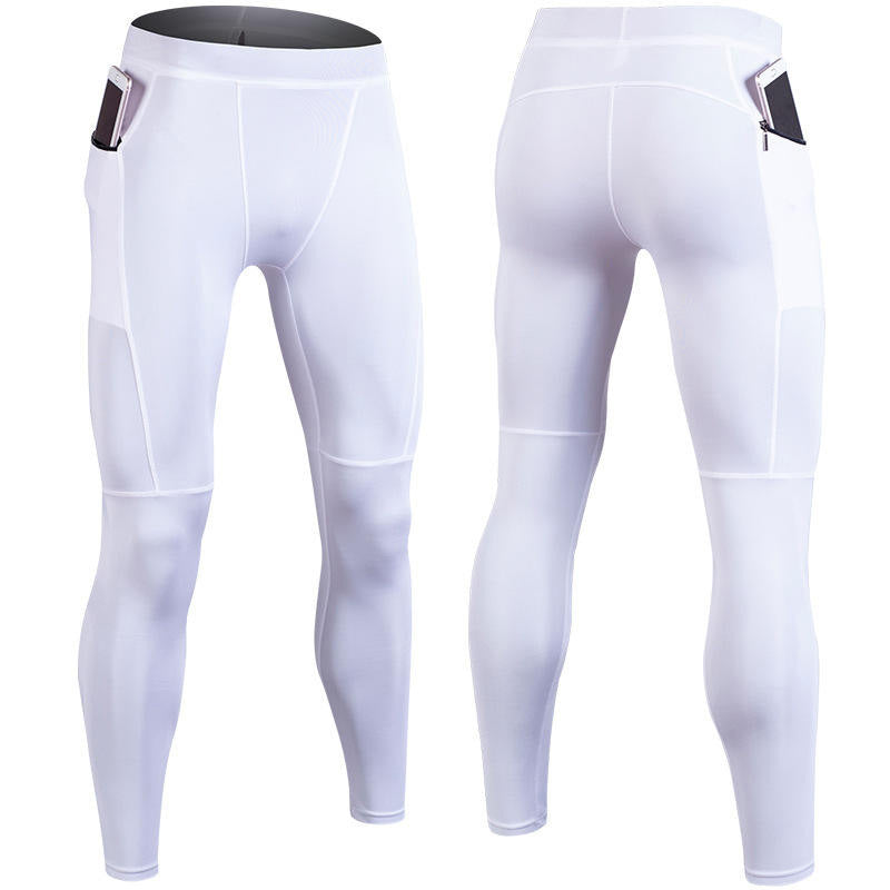 Custom Compression Running Leggings with Back Zip Pocket