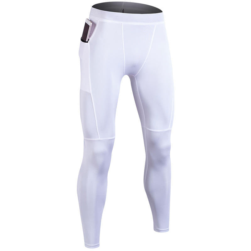 Custom Compression Running Leggings with Back Zip Pocket