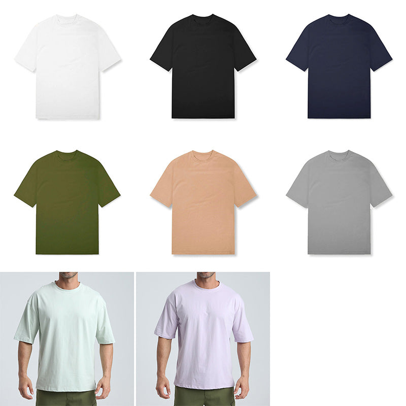 Cotton Running T Shirts – Soft Athletic Tee with Side Split Hem