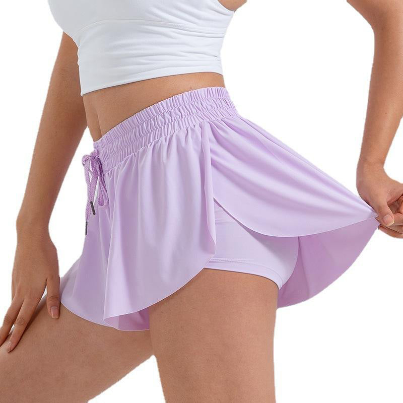 Flowy Running Shorts Women 2-in-1 with Phone Pocket | Diguan OEM