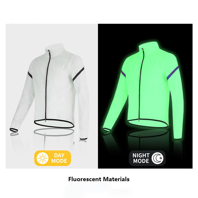 Ladies Windproof Cycling Jacket – Lightweight Reflective OEM