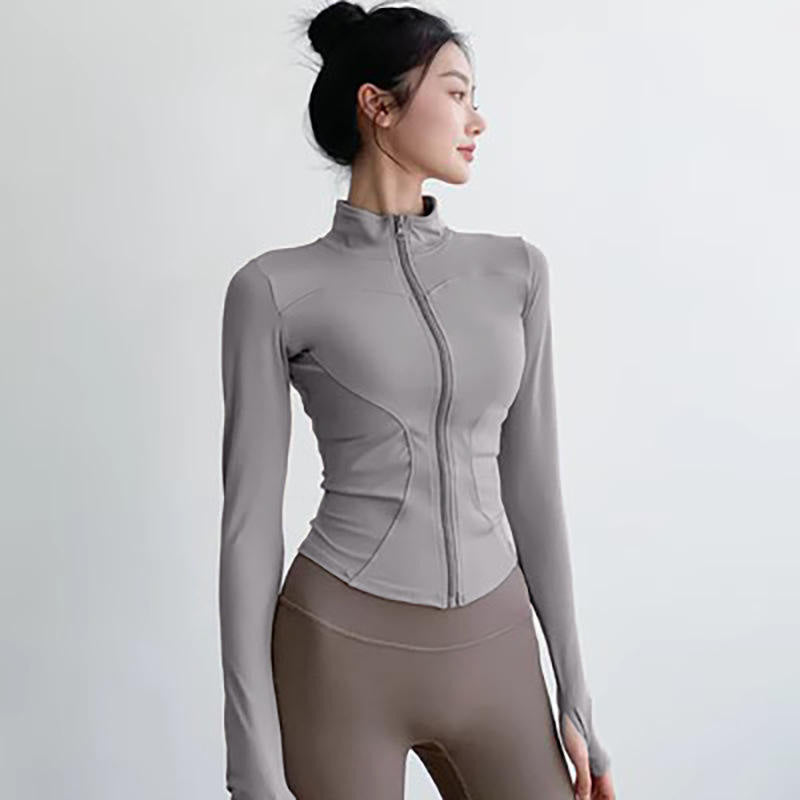 Lightweight Running Jacket Women – Zip Up Long Sleeve Training Layer OEM Manufacturer | Diguan