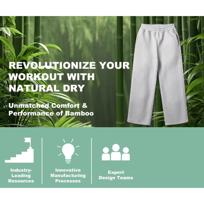 Custom Mens French Terry Running Pants | Eco Soft Joggers