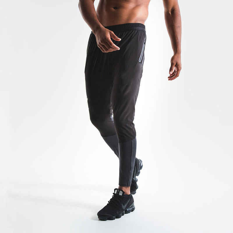 Custom Mens Running Joggers with Zipper Pocket | Lightweight Gym Pants
