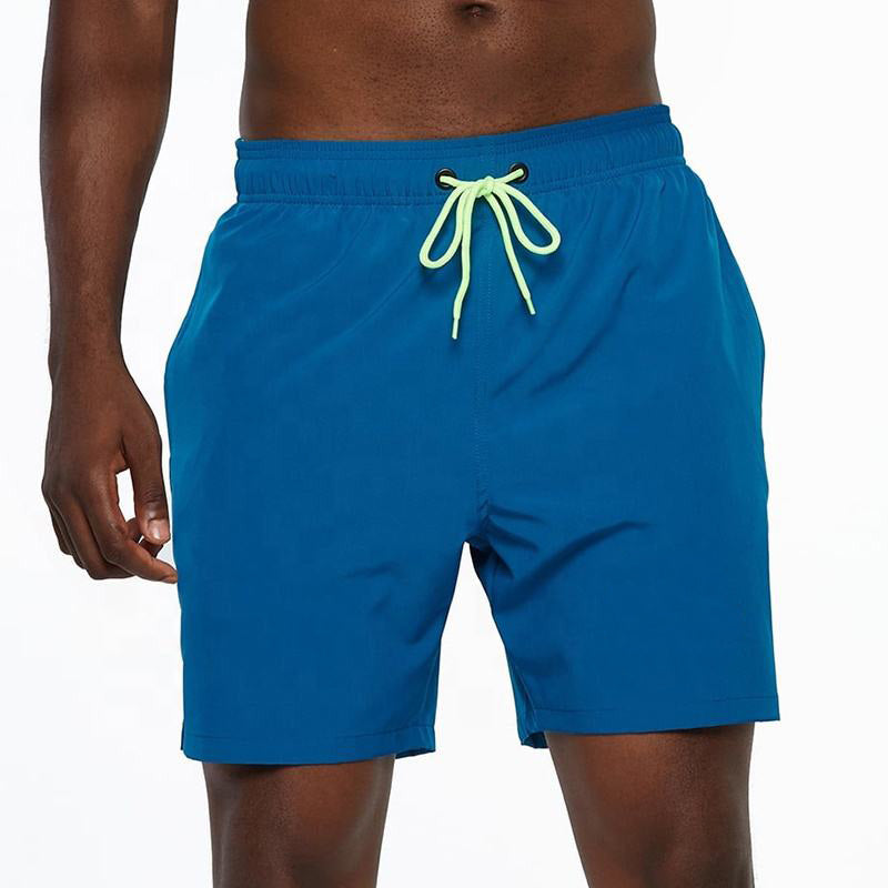 Men's Running Shorts – Quick Dry Mesh Liner with Zipper Pocket