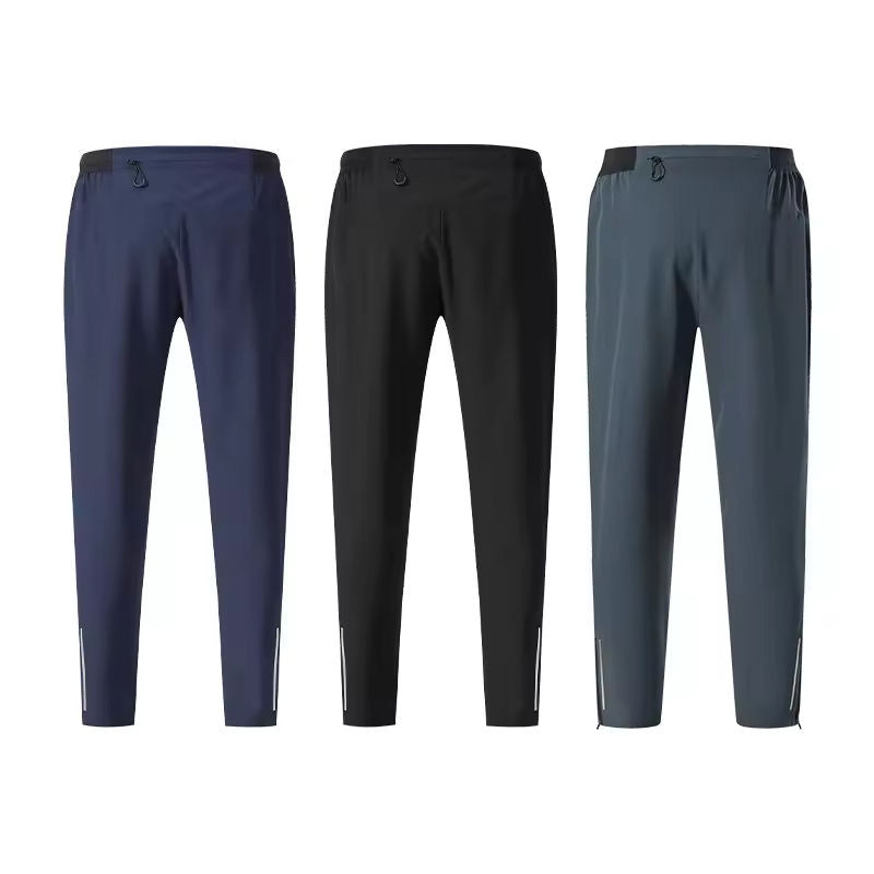 Custom Mens Winter Running Pants with Zip Phone Pocket