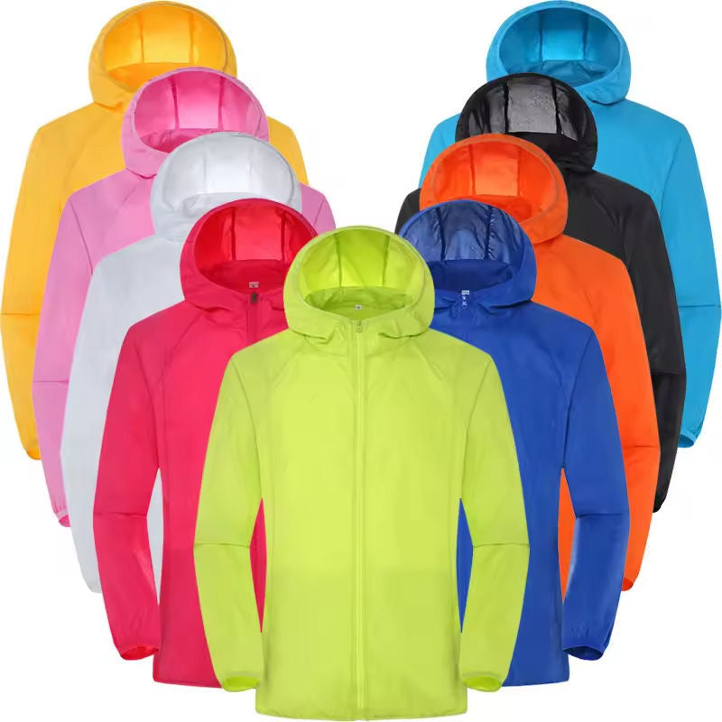 Packable Running Rain Jacket with Hood | Diguan OEM