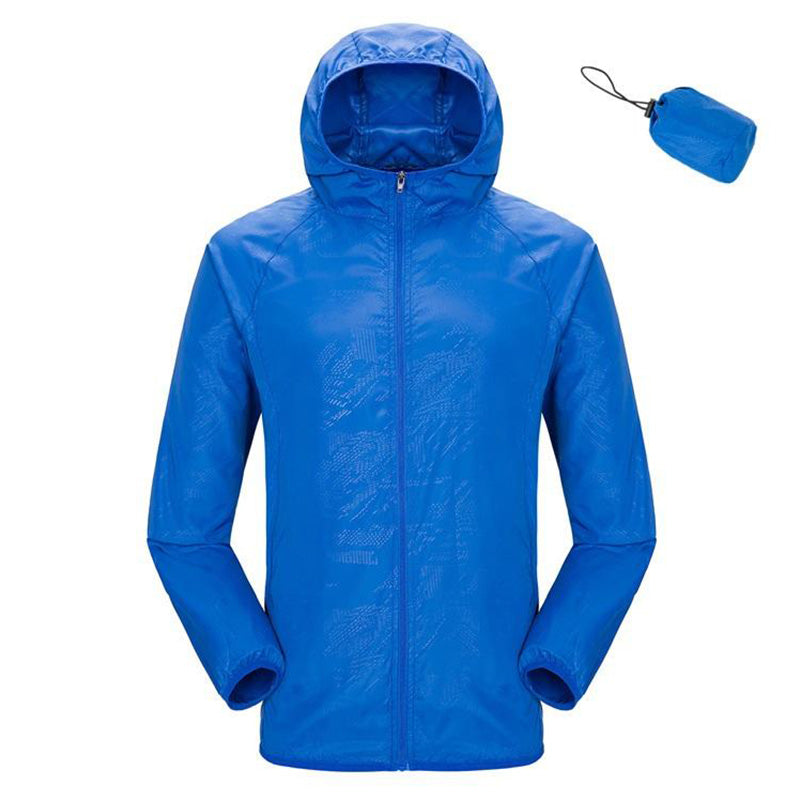 Packable Running Rain Jacket with Hood | Diguan OEM