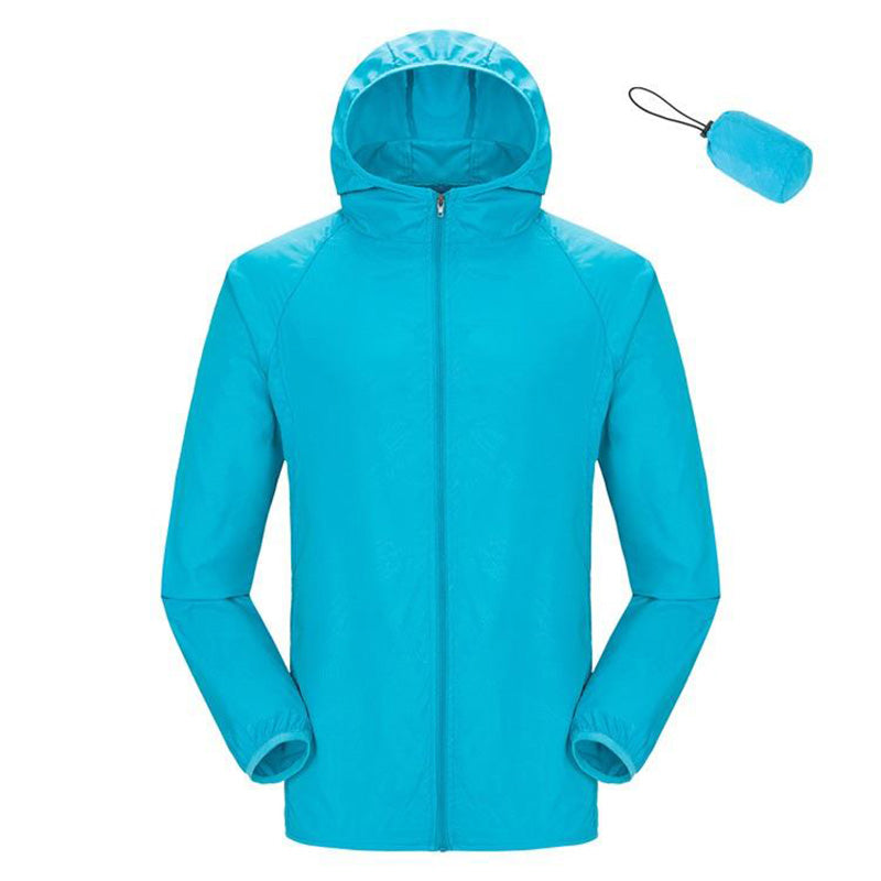 Packable Running Rain Jacket with Hood | Diguan OEM