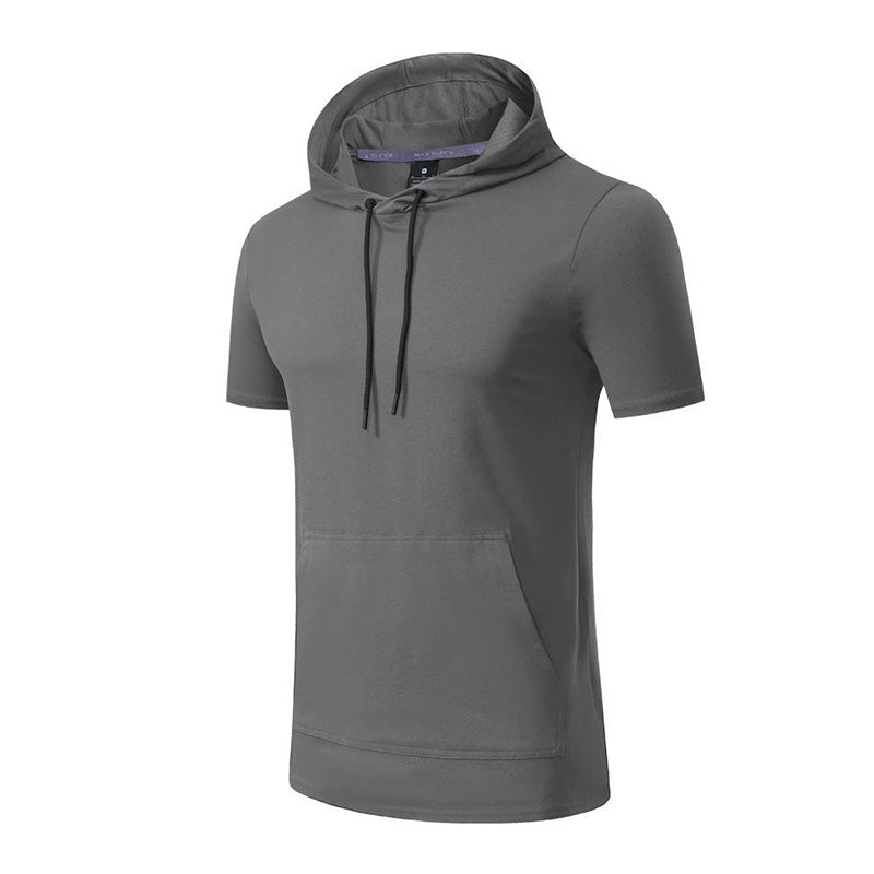 Running Hoodies Mens Short Sleeve – Lightweight Gym & Training Wear OEM Manufacturer | Diguan