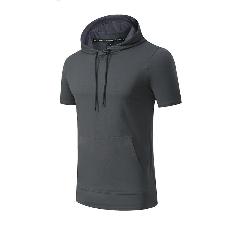 Running Hoodies Mens Short Sleeve – Lightweight Gym & Training Wear OEM Manufacturer | Diguan