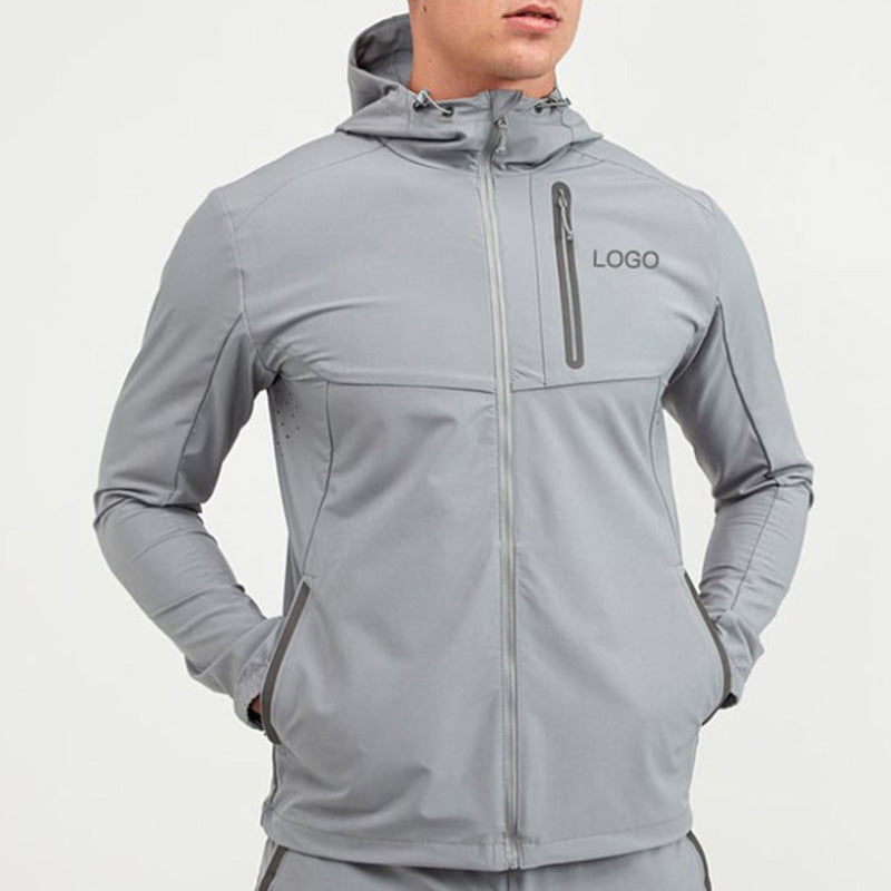 Running Jacket Men with Hood – Lightweight Waterproof Training Layer OEM Manufacturer | Diguan