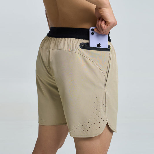 Running Running Shorts with Phone Pocket – Quick Dry Laser Vent