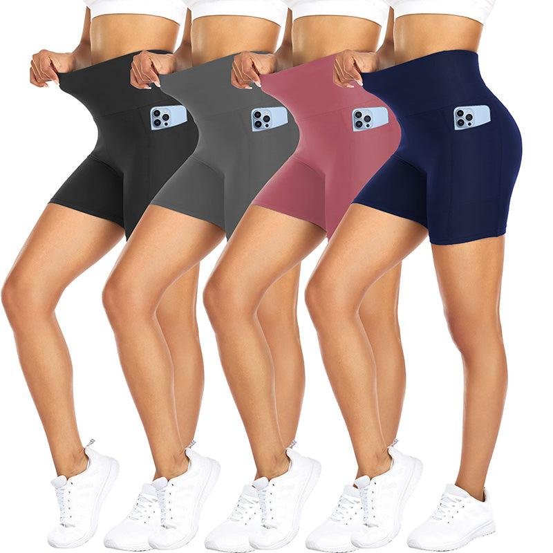 Spandex Running Shorts – High Waisted Phone Pocket OEM