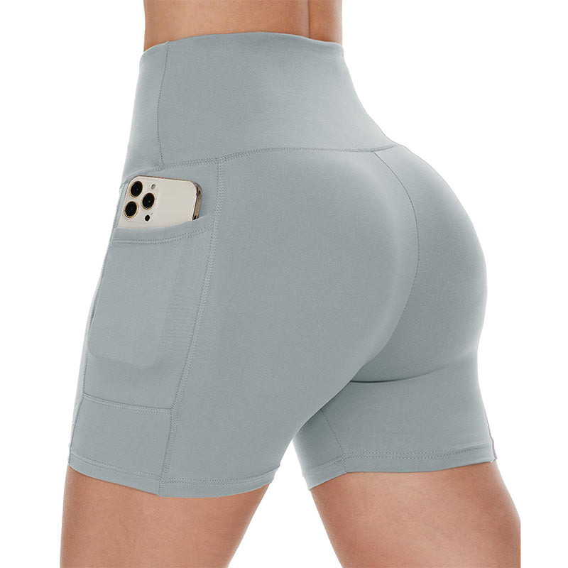 Spandex Running Shorts – High Waisted Phone Pocket OEM
