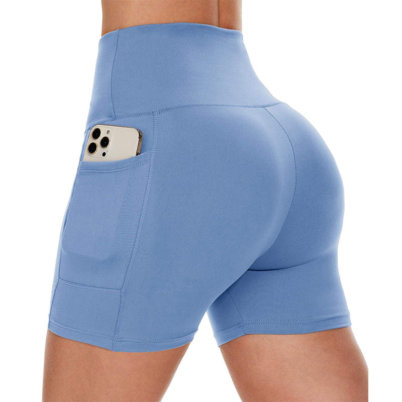 Spandex Running Shorts – High Waisted Phone Pocket OEM