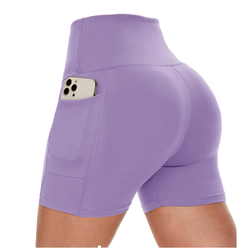 Spandex Running Shorts – High Waisted Phone Pocket OEM