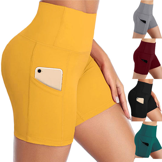 Spandex Running Shorts – High Waisted Phone Pocket OEM