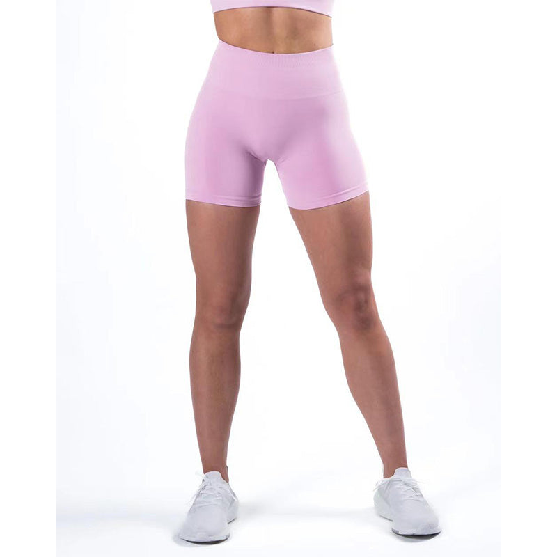 Spandex Running Shorts Womens High Waisted Seamless | Diguan OEM Factory