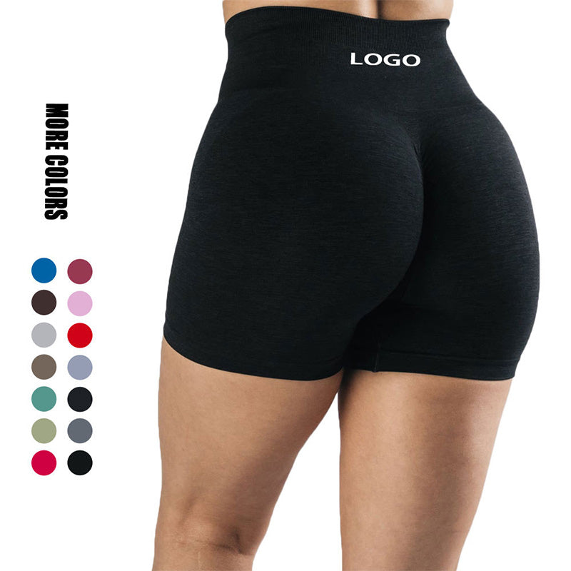Spandex Running Shorts Womens High Waisted Seamless | Diguan OEM Factory