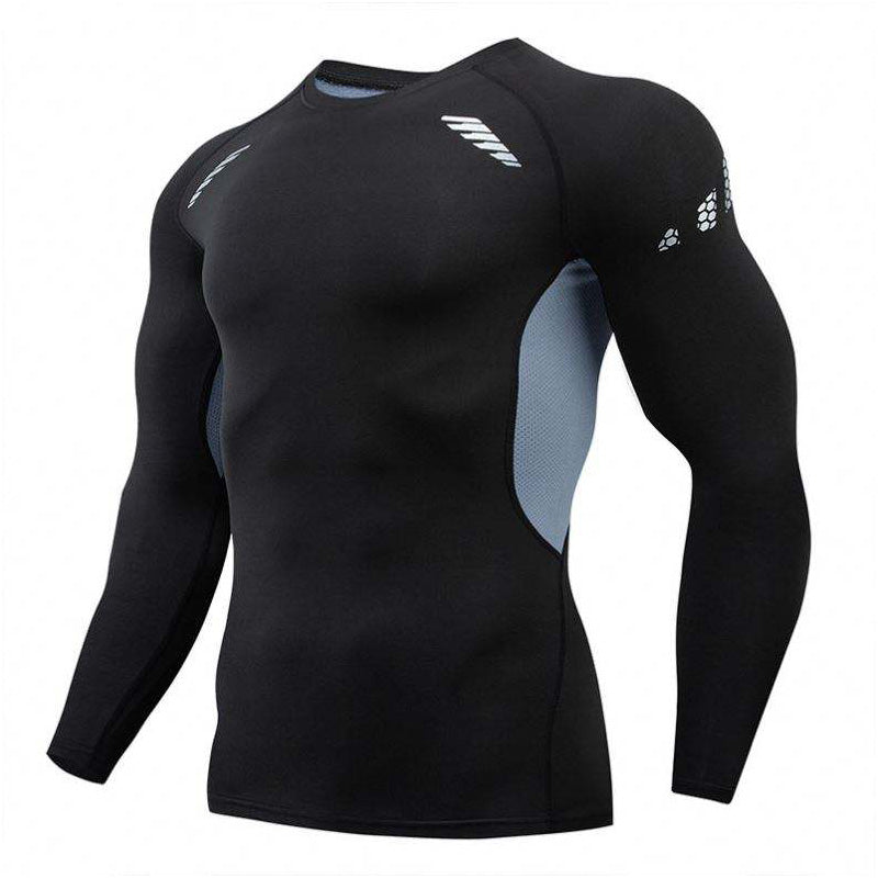 Sports Compression Shirts for Men – Long Sleeve Gym & Running Wear OEM Manufacturer | Diguan
