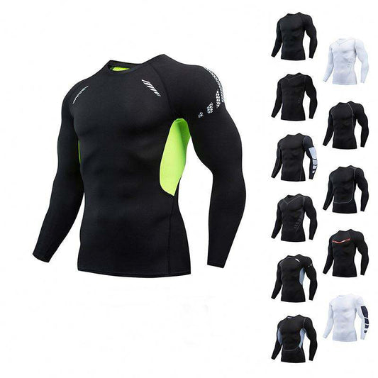 Sports Compression Shirts for Men – Long Sleeve Gym & Running Wear OEM Manufacturer | Diguan