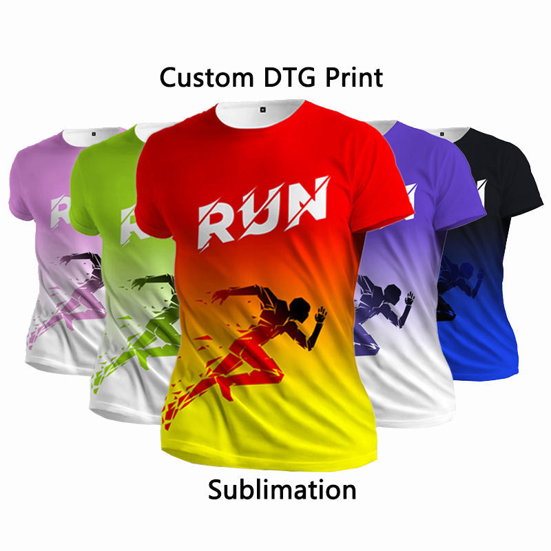 Trail Running T Shirts – Custom Quick Dry Mesh Tee for Races & Running Clubs