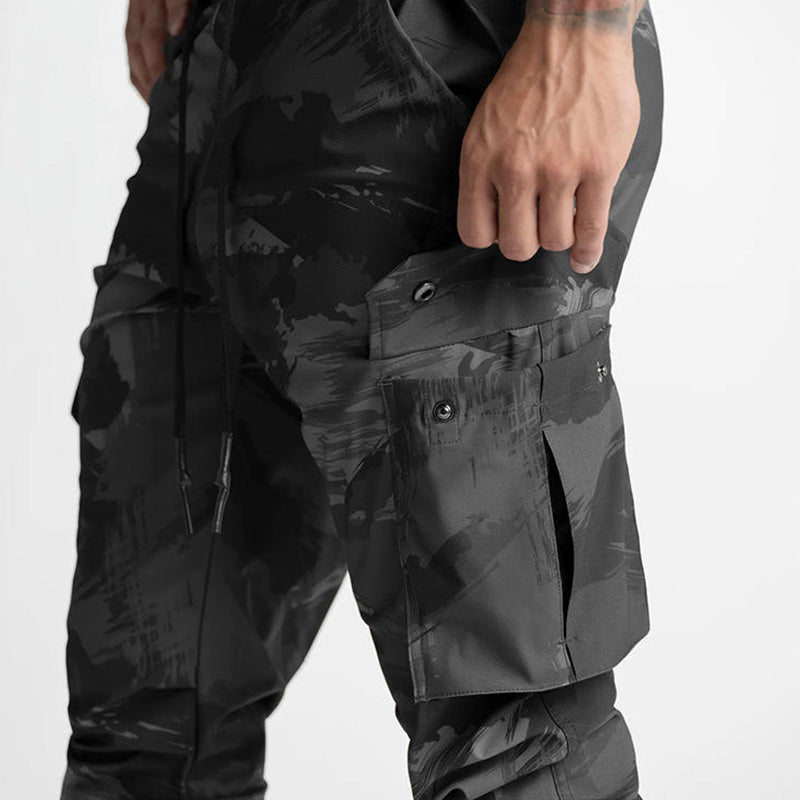 Custom Water Resistant Running Jogger Pants with Cargo Pockets