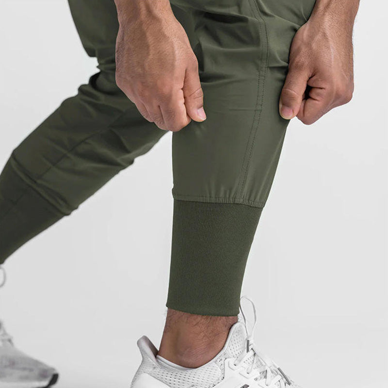 Custom Water Resistant Running Jogger Pants with Cargo Pockets