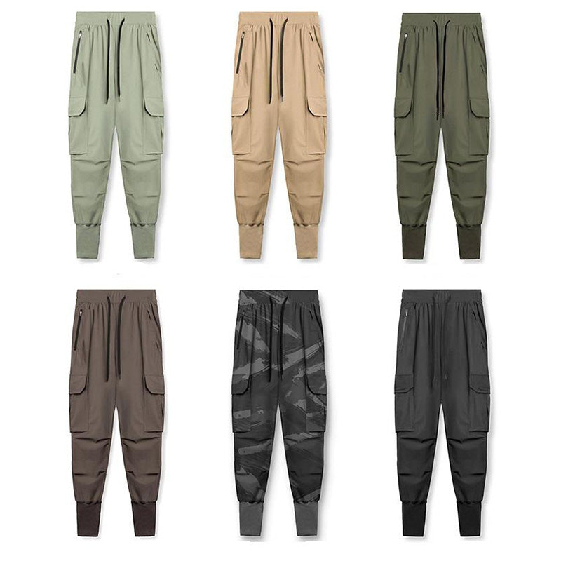 Custom Water Resistant Running Jogger Pants with Cargo Pockets