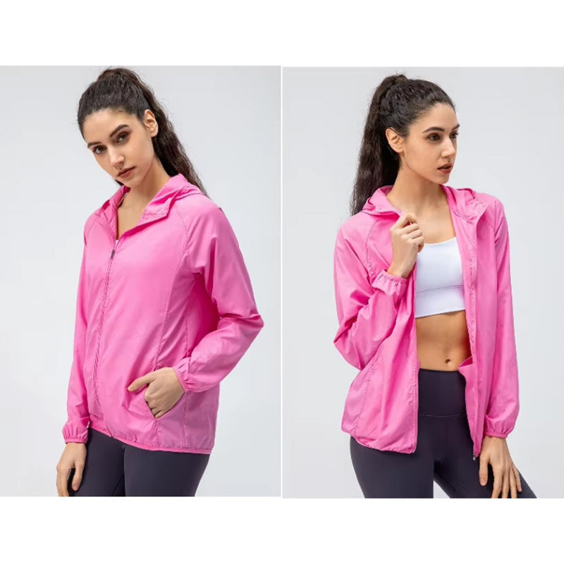 Waterproof Running Jacket Womens – Lightweight Hooded Jogging Layer OEM Manufacturer | Diguan