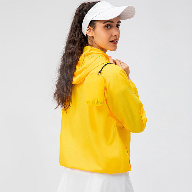 Waterproof Running Jacket Womens – Lightweight Hooded Jogging Layer OEM Manufacturer | Diguan