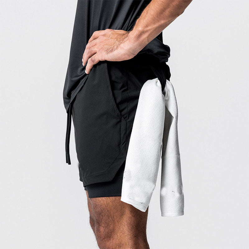 Men’s Running Shorts with Built-In Liner and Side Pockets