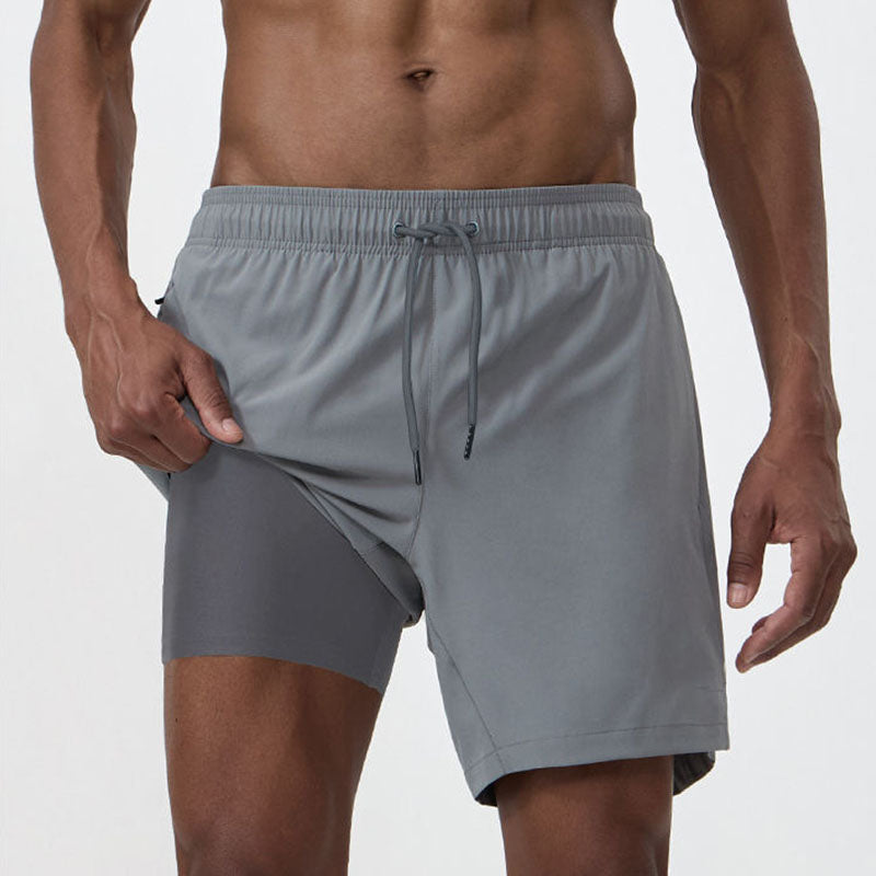 Premium Men’s Running Shorts with Built-In Liner and Drawstring Waist