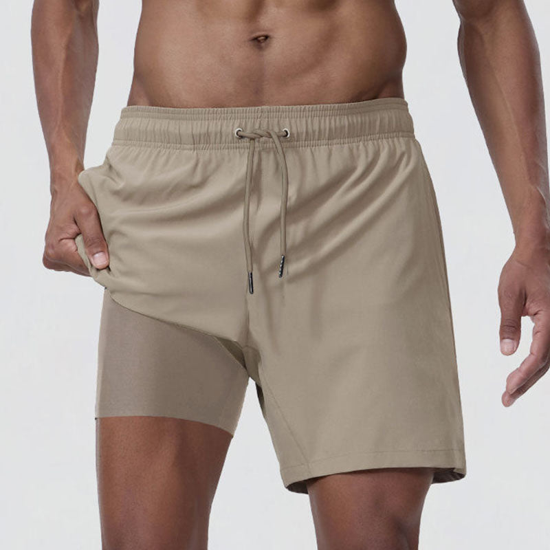 Premium Men’s Running Shorts with Built-In Liner and Drawstring Waist