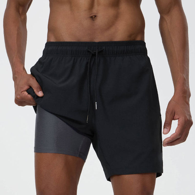 Premium Men’s Running Shorts with Built-In Liner and Drawstring Waist