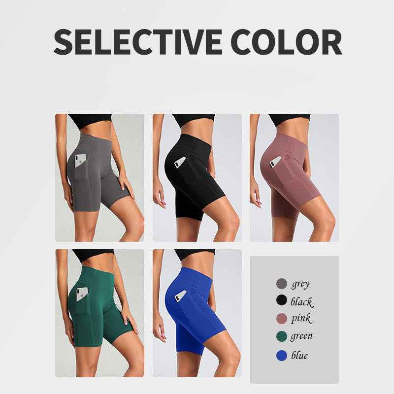 Sexy Bike Shorts OEM Manufacturer | High Waisted Women's Pocket Shorts