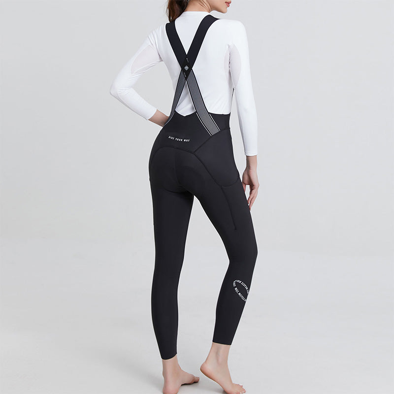 Thermal Bib Tights OEM Manufacturer | Women’s Winter Bib Leggings with Pockets
