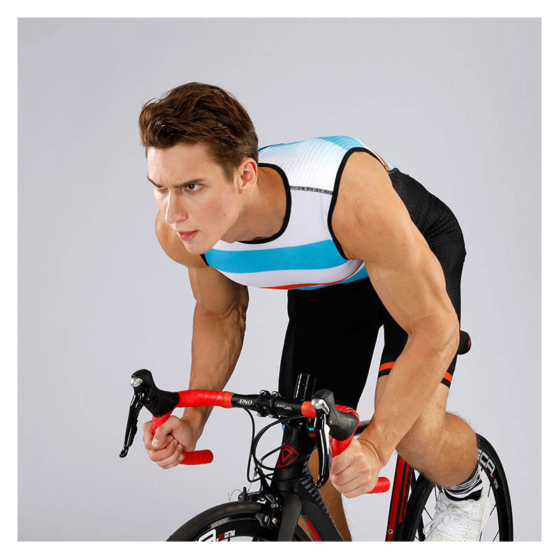 Men's Triathlon Swimming Suit OEM | Custom Sleeveless Tri Suit