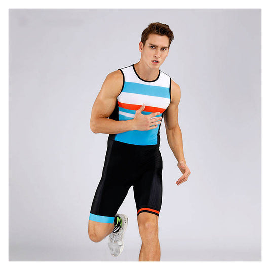 Men's Triathlon Swimming Suit OEM | Custom Sleeveless Tri Suit