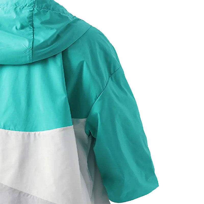 Wholesale Best Running Jacket Mens with Colorblock Hood and Warm Wadding