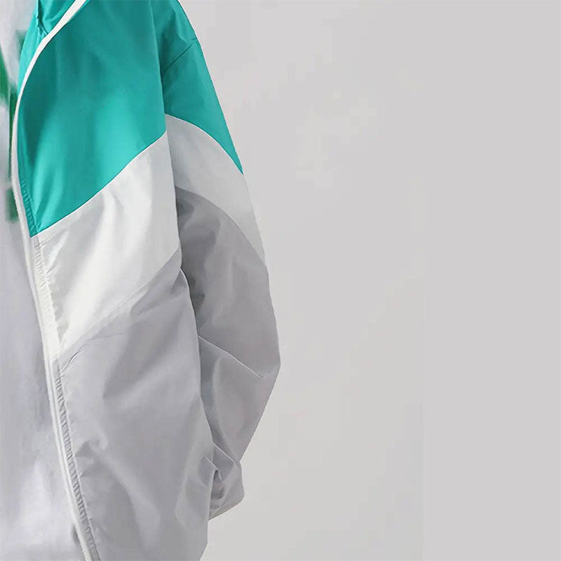 Wholesale Best Running Jacket Mens with Colorblock Hood and Warm Wadding