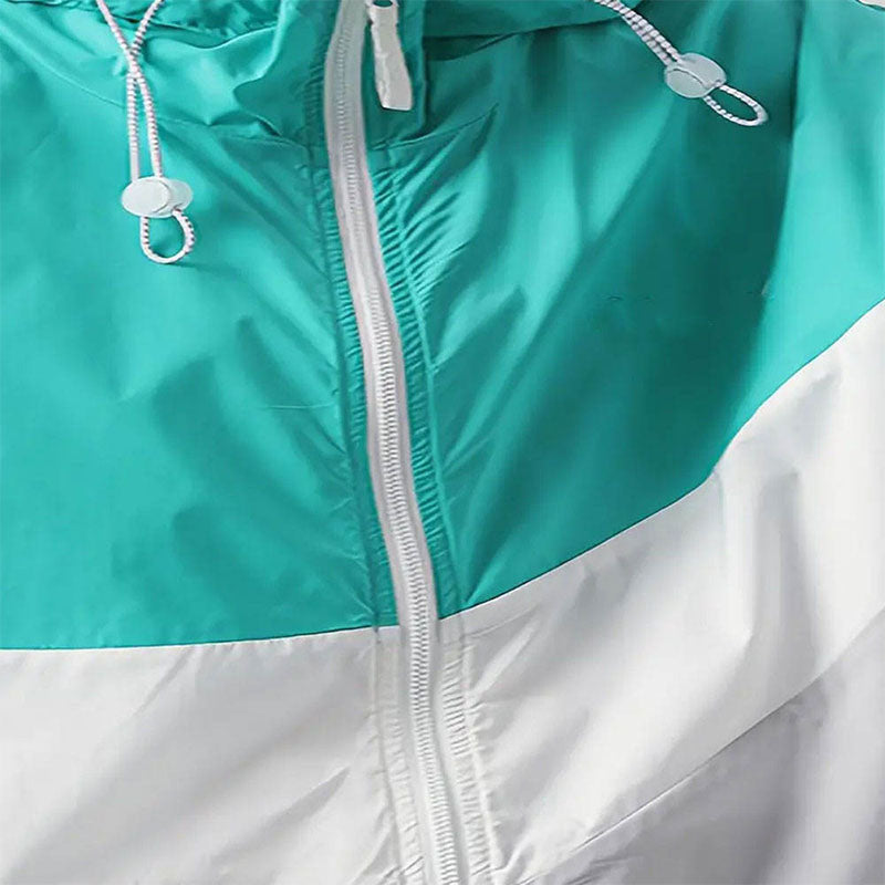 Wholesale Best Running Jacket Mens with Colorblock Hood and Warm Wadding