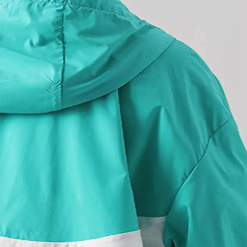 Wholesale Best Running Jacket Mens with Colorblock Hood and Warm Wadding