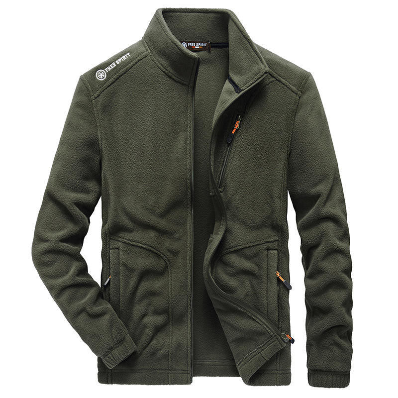 Wholesale Best Running Jackets for Winter with Polar Fleece and Chest Pocket