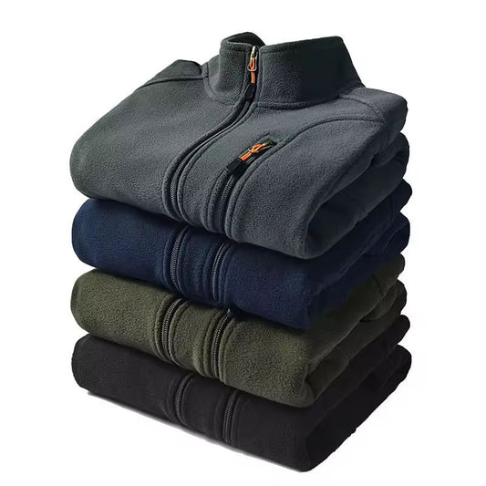 Wholesale Best Running Jackets for Winter with Polar Fleece and Chest Pocket
