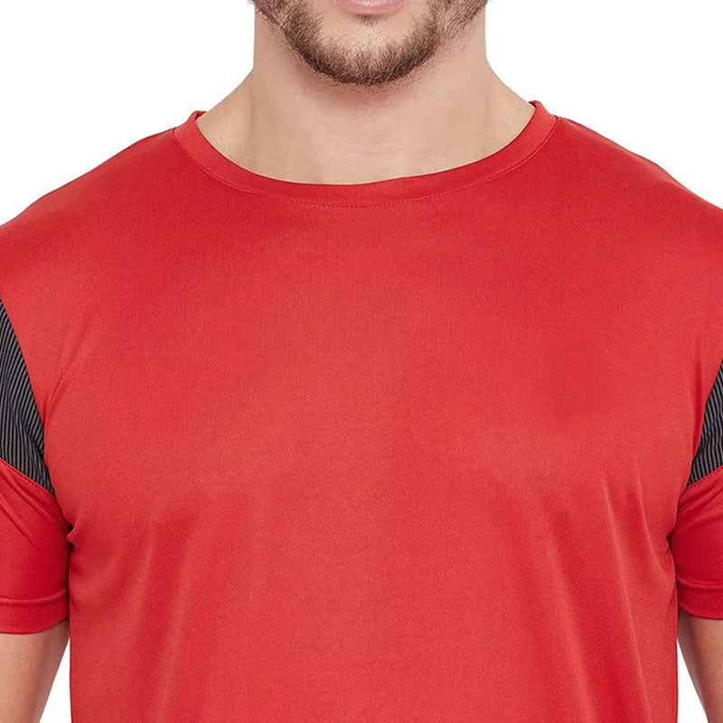 Wholesale Colour Run T Shirts with Contrast Shoulder Panels